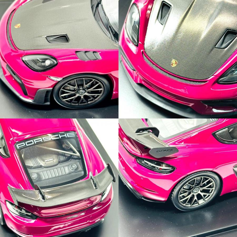 新品同様 PORSCHE ポルシェ 718 (982) ケイマン GT4 RS 2021 スタールビー1/18  置物 オブジェ スパーク ユニセックス【中古】 |  | 08