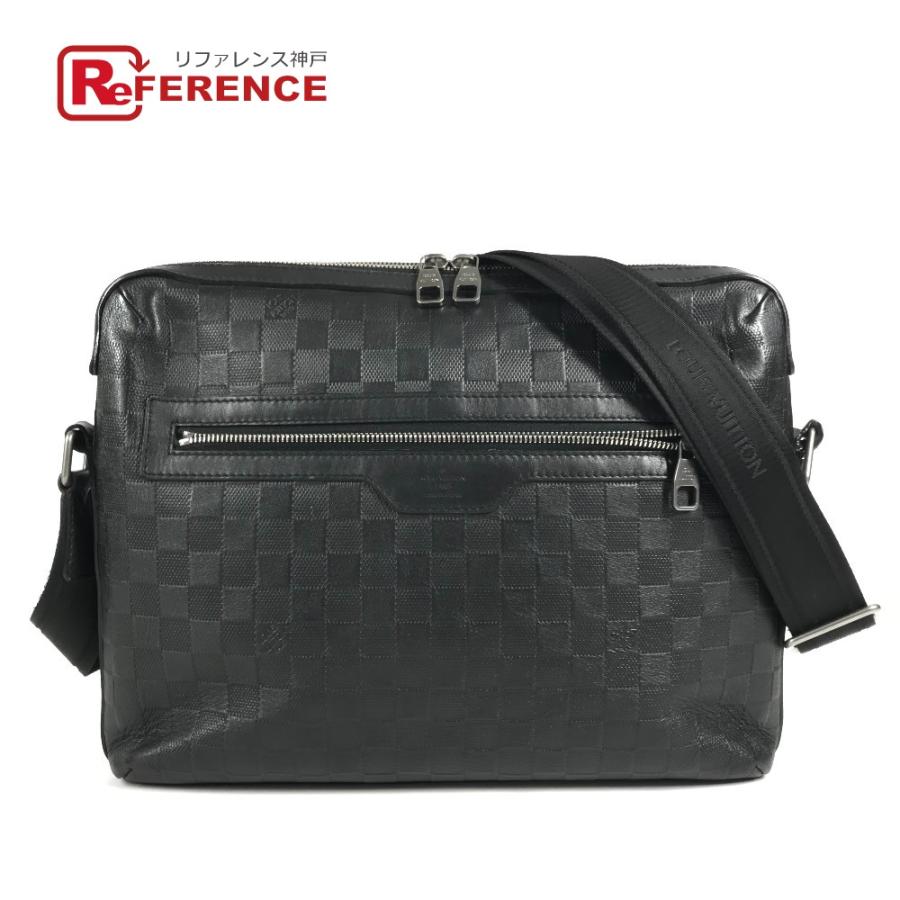 LOUIS VUITTON ルイヴィトン N41201 カリプソMM ダミエアンフィニ ショルダーバッグ オニキス ブラック ユニセックス【中古】 | LOUIS VUITTON