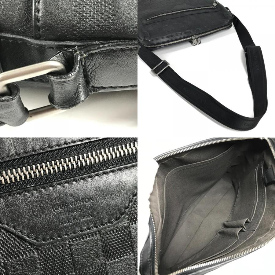 LOUIS VUITTON ルイヴィトン N41201 カリプソMM ダミエアンフィニ ショルダーバッグ オニキス ブラック ユニセックス【中古】 | LOUIS VUITTON | 08