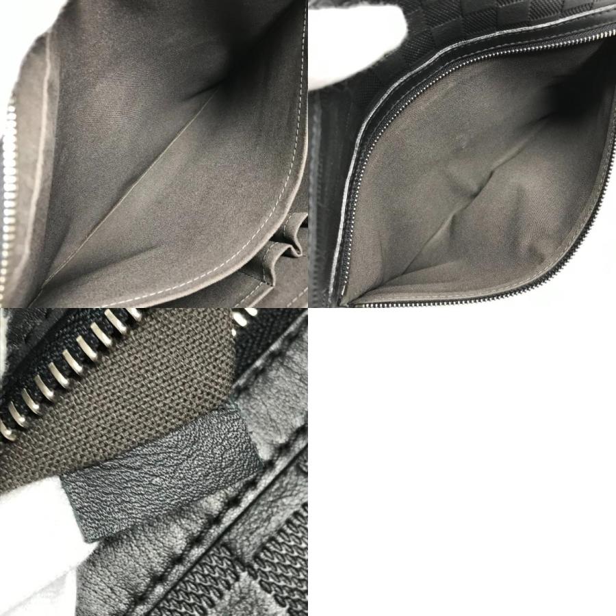 LOUIS VUITTON ルイヴィトン N41201 カリプソMM ダミエアンフィニ ショルダーバッグ オニキス ブラック ユニセックス【中古】 | LOUIS VUITTON | 09