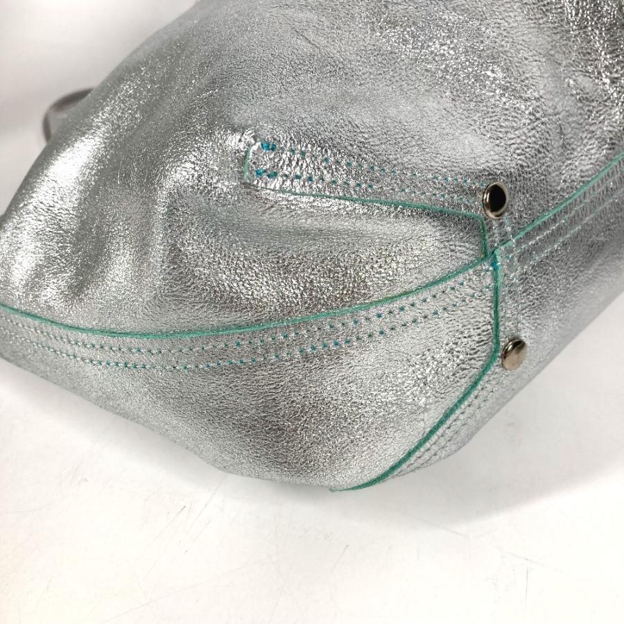TIFFANY&Co. ティファニー ロゴ リバーシブル 肩掛け カバン トートバッグ ポーチ付き ショルダーバッグ シルバー ユニセックス【中古】 | TIFFANY&Co. | 03