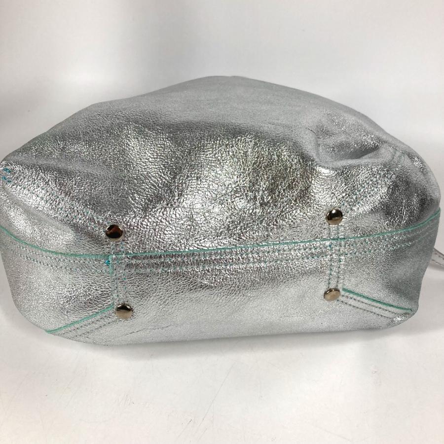 TIFFANY&Co. ティファニー ロゴ リバーシブル 肩掛け カバン トートバッグ ポーチ付き ショルダーバッグ シルバー ユニセックス【中古】 | TIFFANY&Co. | 04
