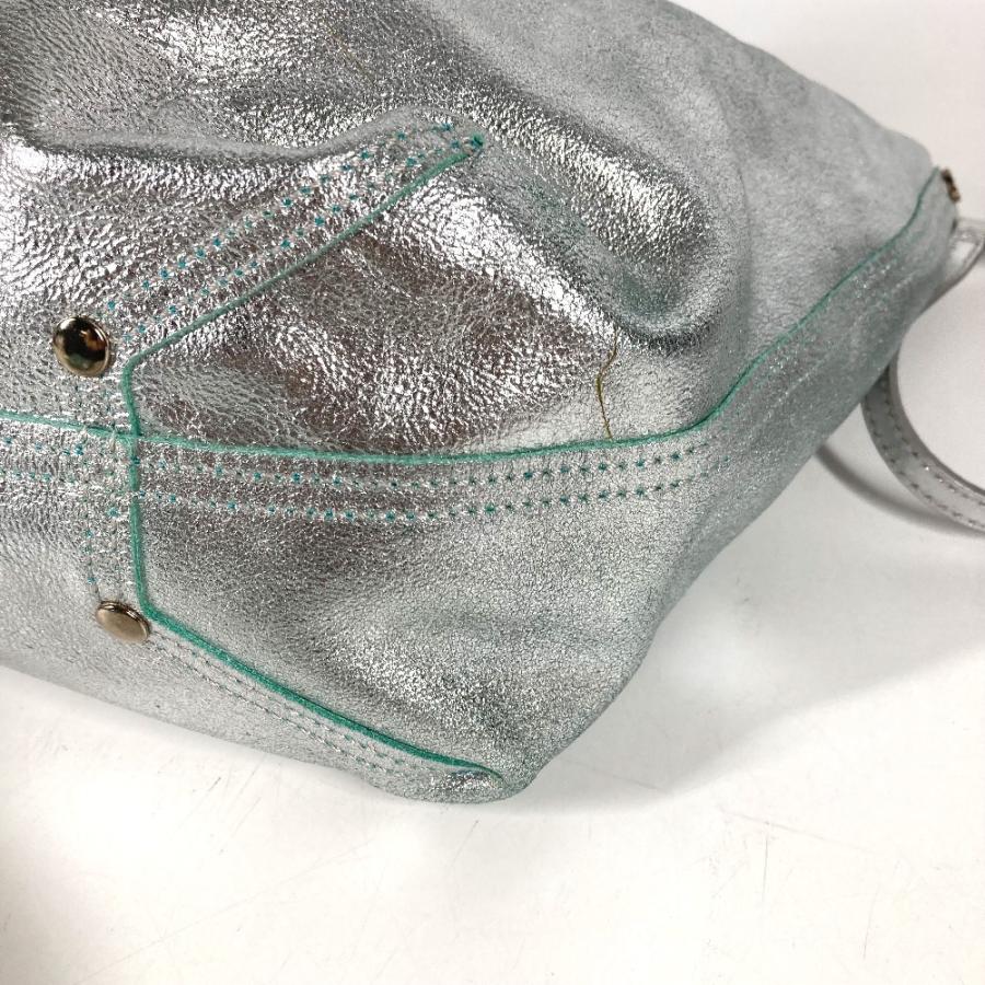 TIFFANY&Co. ティファニー ロゴ リバーシブル 肩掛け カバン トートバッグ ポーチ付き ショルダーバッグ シルバー ユニセックス【中古】 | TIFFANY&Co. | 05