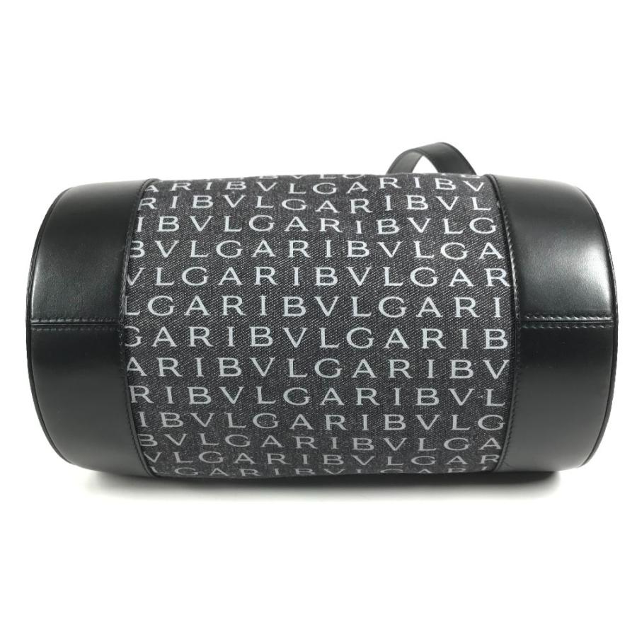 BVLGARI ブルガリ ロゴマニア カバン 斜め掛け ポシェット 筒形 ショルダーバッグ ブラック ユニセックス【中古】 | BVLGARI | 05