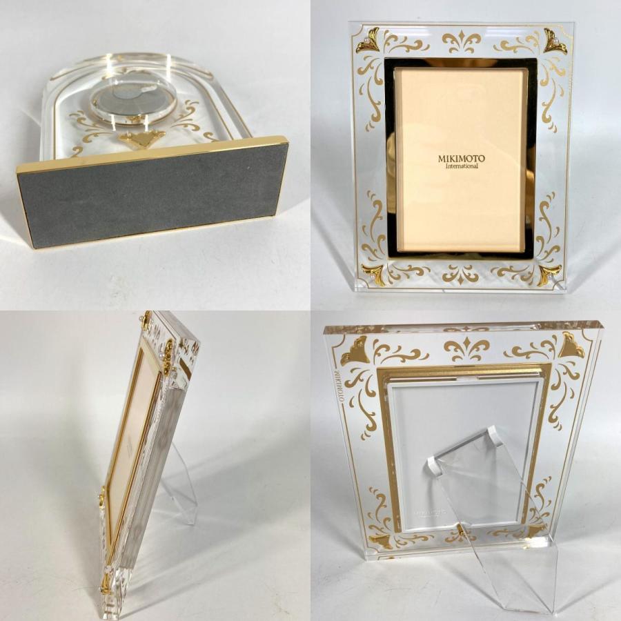 美品 MIKIMOTO ミキモト 置時計＆フォトフレーム セット パール 2つセット 写真立て ウォッチ 置時計 クリア レディース【中古】 | MIKIMOTO | 08