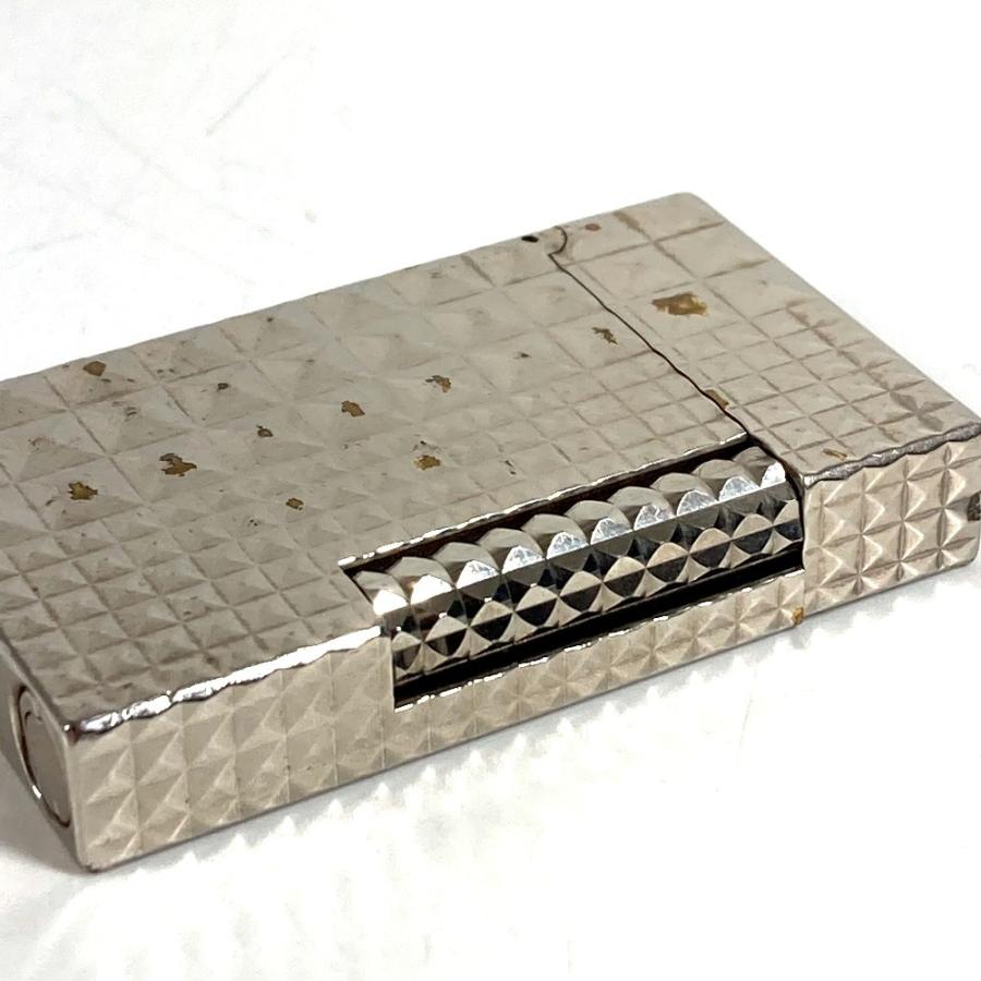 S.T.Dupont エス・テー・デュポン ライン2 ライン 2 喫煙具 煙草 タバコ ダイヤモンドヘッド ダイアモンドヘッド ライター シルバー【中古】 |  | 04