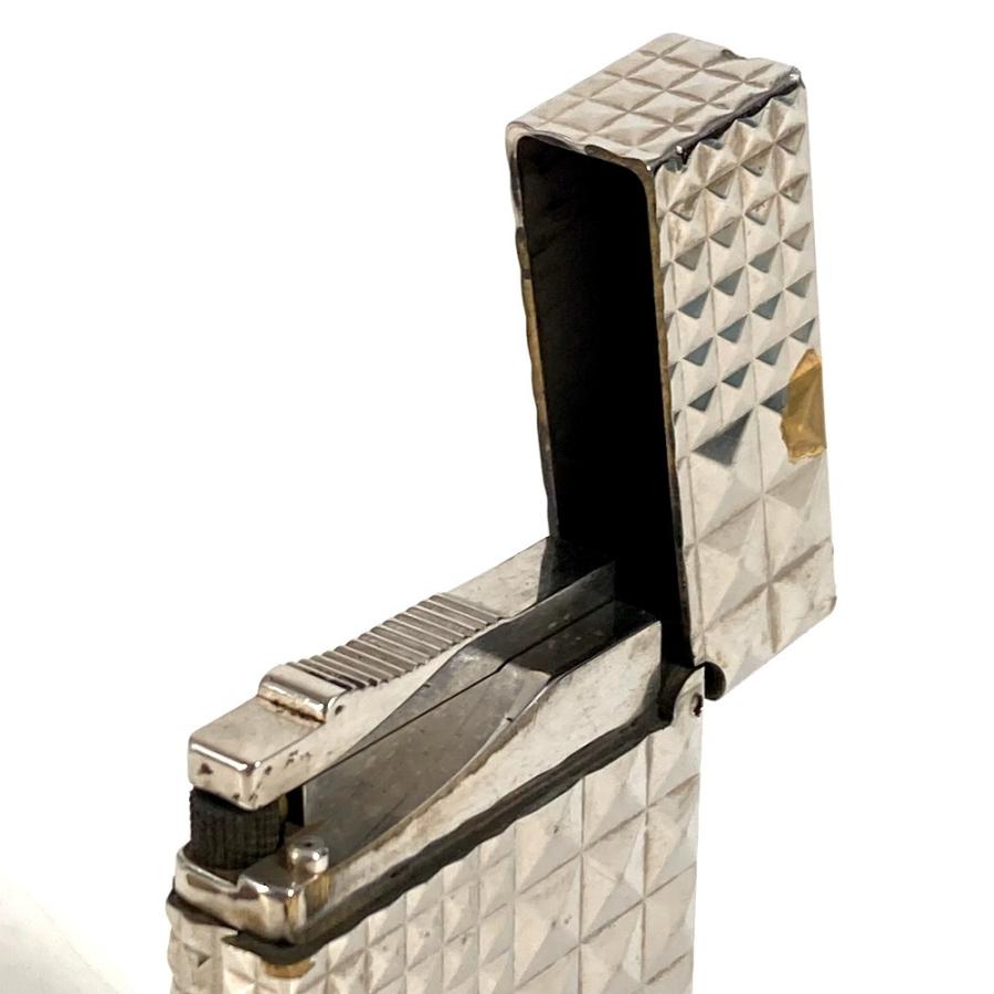 S.T.Dupont エス・テー・デュポン ライン2 ライン 2 喫煙具 煙草 タバコ ダイヤモンドヘッド ダイアモンドヘッド ライター シルバー【中古】 |  | 08