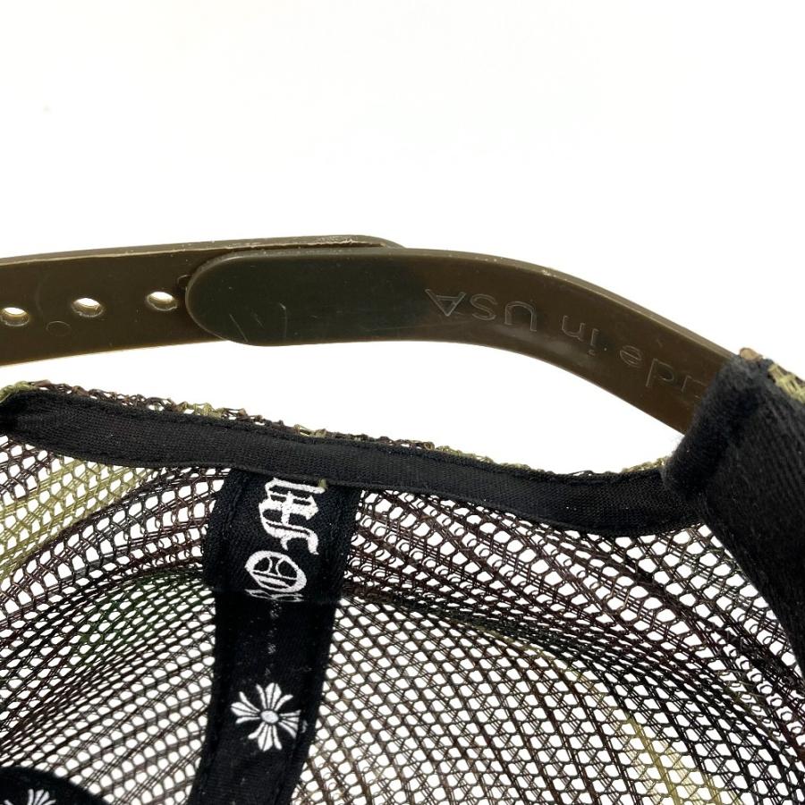 CHROME HEARTS クロムハーツ ロゴ 迷彩 カモフラ メッシュ 帽子 キャップ帽 ベースボール キャップ ブラック ユニセックス【中古】 |  | 08