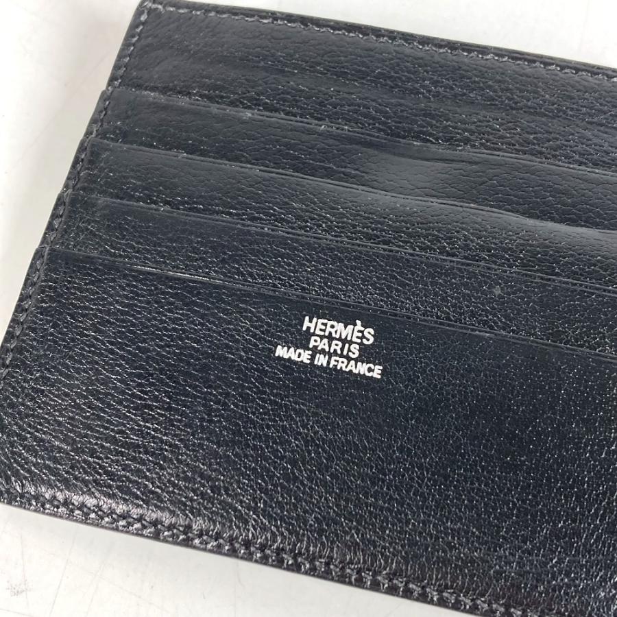 HERMES エルメス MC2 タレス コンパクトウォレット 2つ折り財布 ブラック ユニセックス【中古】 | HERMES | 07
