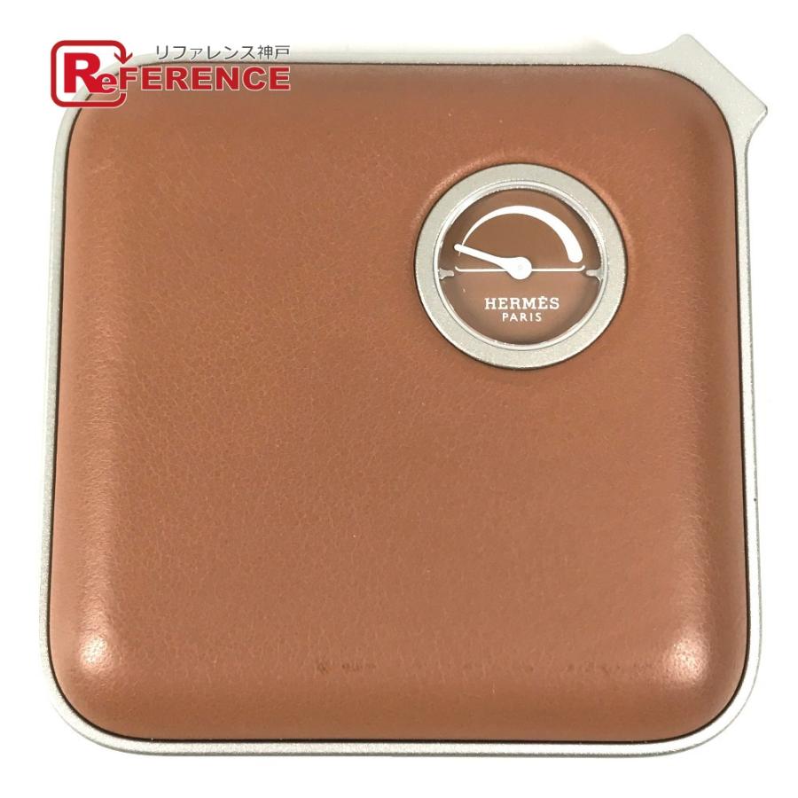 HERMES エルメス ヴォルトH volt'H  ミニ 充電器 モバイルバッテリー インテリア 雑貨 ブラウン ユニセックス【中古】 | HERMES