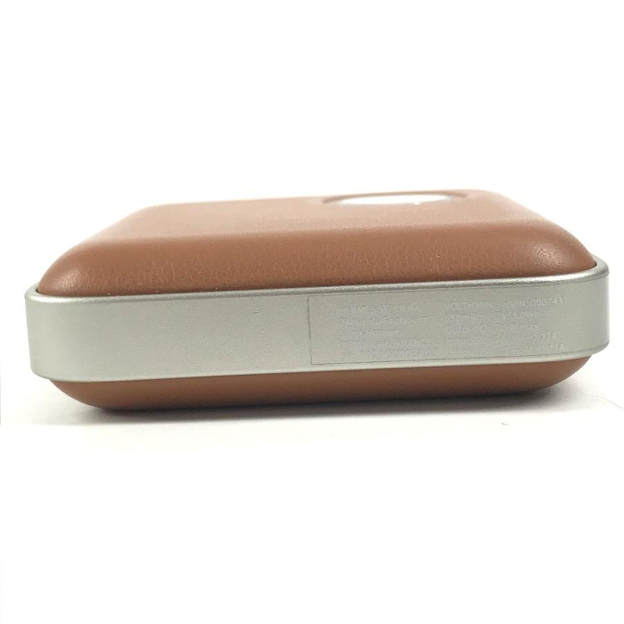 HERMES エルメス ヴォルトH volt'H  ミニ 充電器 モバイルバッテリー インテリア 雑貨 ブラウン ユニセックス【中古】 | HERMES | 04
