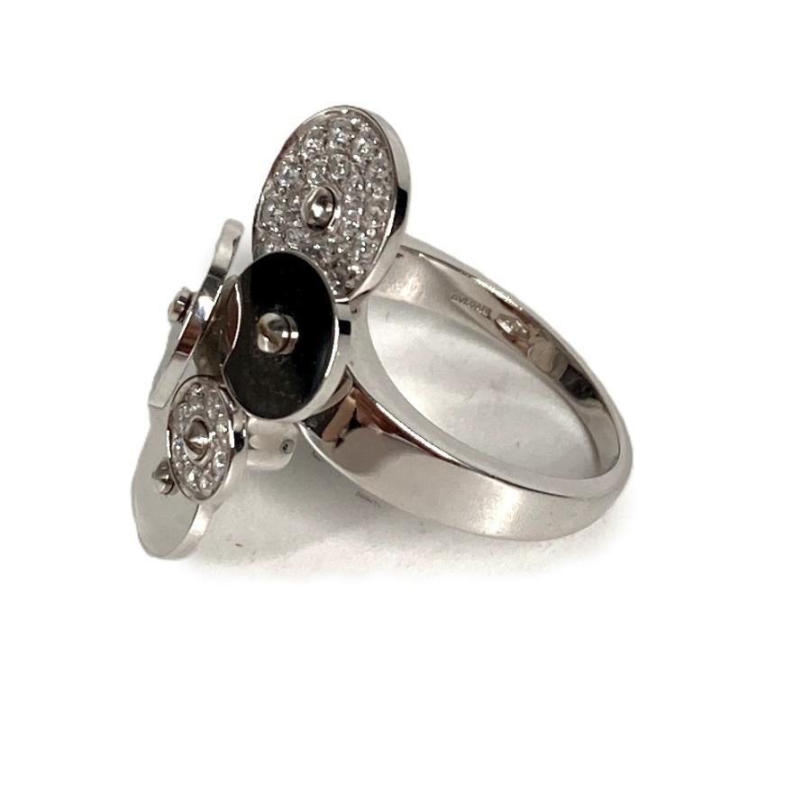 BVLGARI ブルガリ チクラディ ロゴ K18 金 18K ダイヤ ダイヤモンド リング・指輪 シルバー レディース【中古】 | BVLGARI | 01