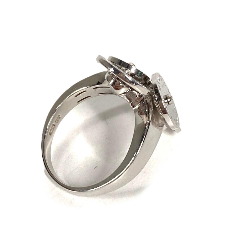 BVLGARI ブルガリ チクラディ ロゴ K18 金 18K ダイヤ ダイヤモンド リング・指輪 シルバー レディース【中古】 | BVLGARI | 02