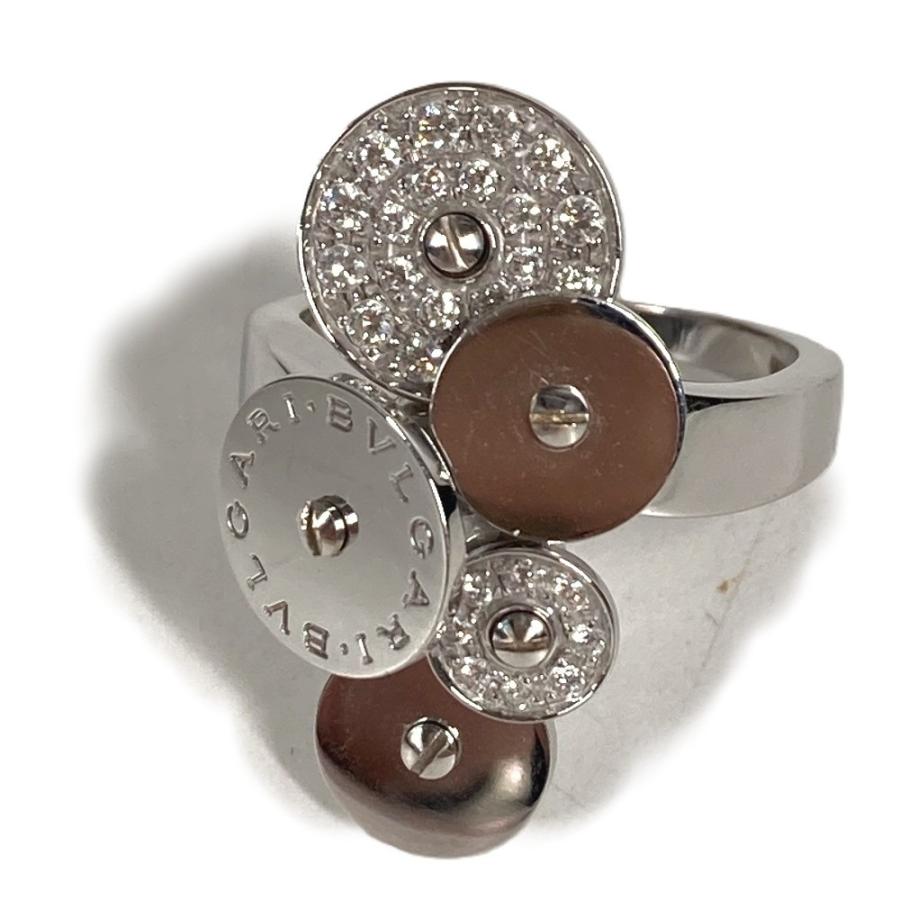 BVLGARI ブルガリ チクラディ ロゴ K18 金 18K ダイヤ ダイヤモンド リング・指輪 シルバー レディース【中古】 | BVLGARI | 03