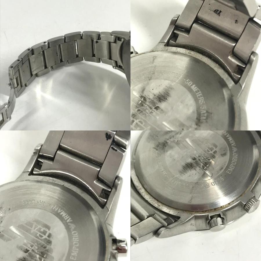 Emporio Armani エンポリオ・アルマーニ AR-2448 クォーツ レナート クロノグラフ 腕時計 ブルー メンズ【中古】 | EMPORIO ARMANI | 08