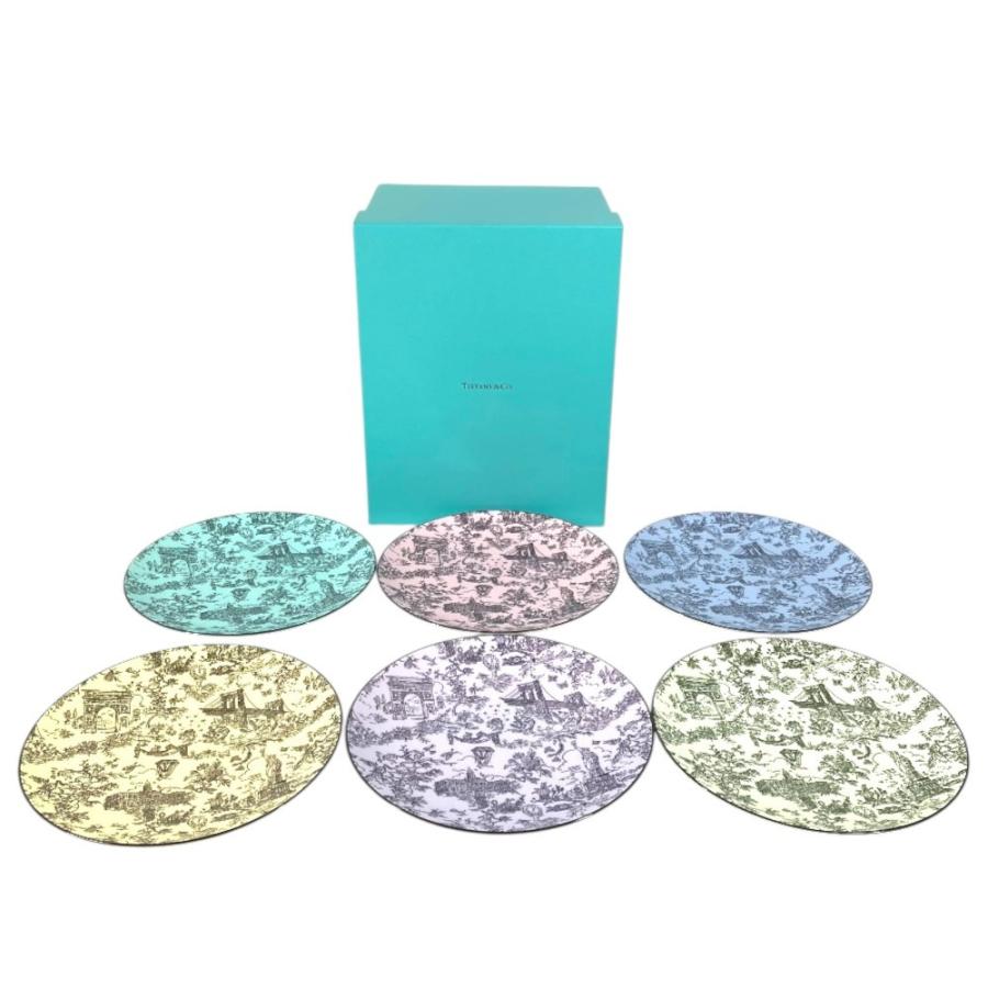未使用 TIFFANY&Co. ティファニー 74156002 デザートプレート 6枚セット ティファニー トワレ プレート 食器 インテリア お皿【中古】 | TIFFANY&Co. | 06