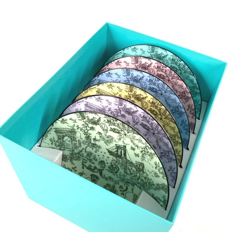 未使用 TIFFANY&Co. ティファニー 74156002 デザートプレート 6枚セット ティファニー トワレ プレート 食器 インテリア お皿【中古】 | TIFFANY&Co. | 07