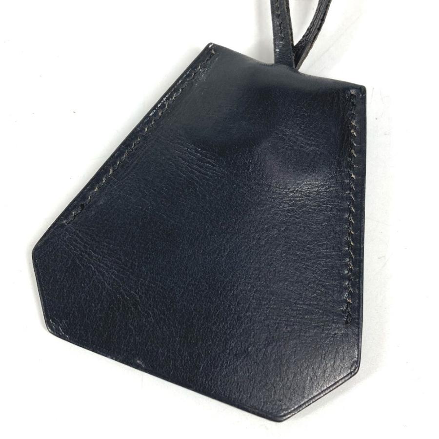 HERMES エルメス クロシェット キーリング バッグチャーム チャーム レザー ヴィンテージ ネックレス ブラック ユニセックス【中古】 | HERMES | 02