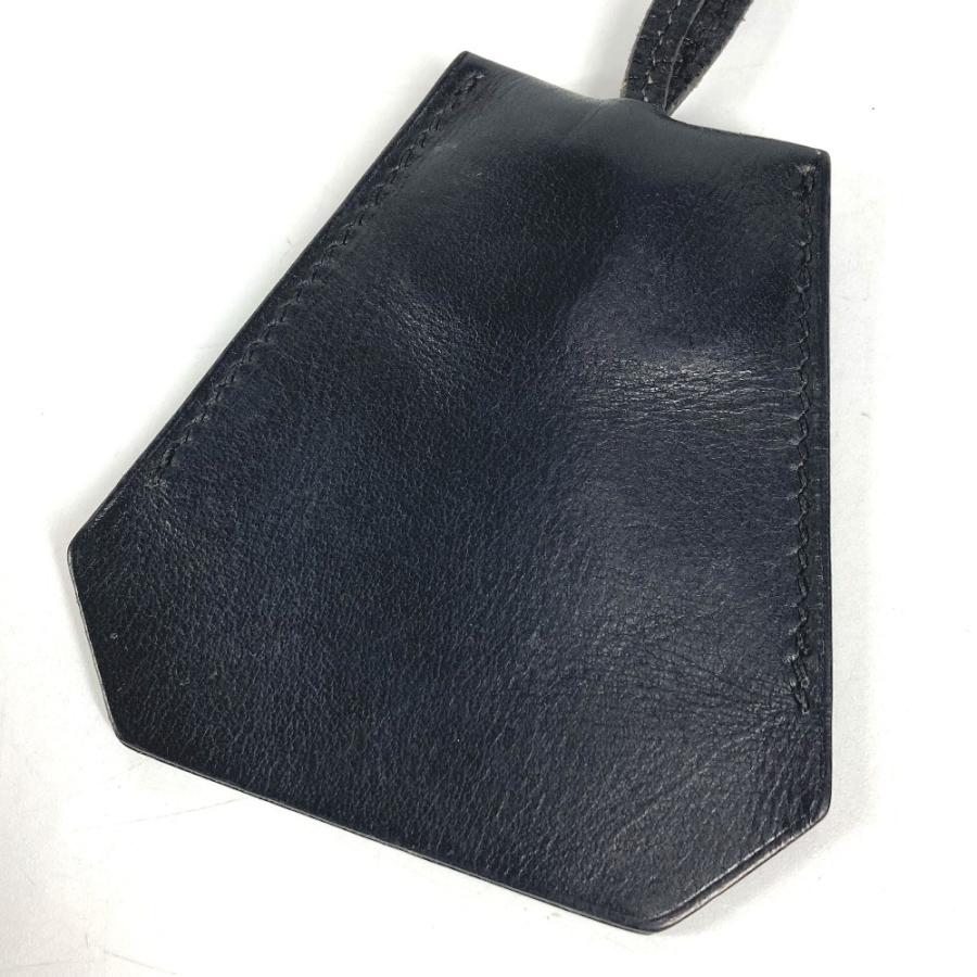 HERMES エルメス クロシェット キーリング バッグチャーム チャーム レザー ヴィンテージ ネックレス ブラック ユニセックス【中古】 | HERMES | 03