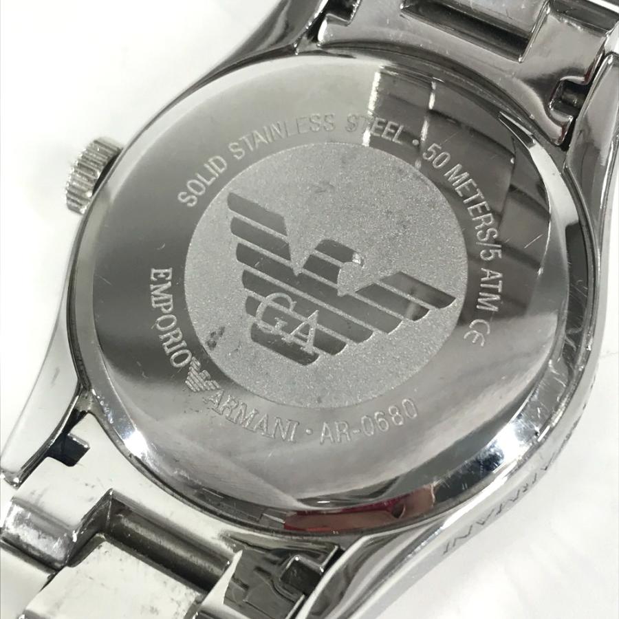 Emporio Armani エンポリオ・アルマーニ AR-0680 腕時計 ブラック メンズ【中古】 | EMPORIO ARMANI | 06