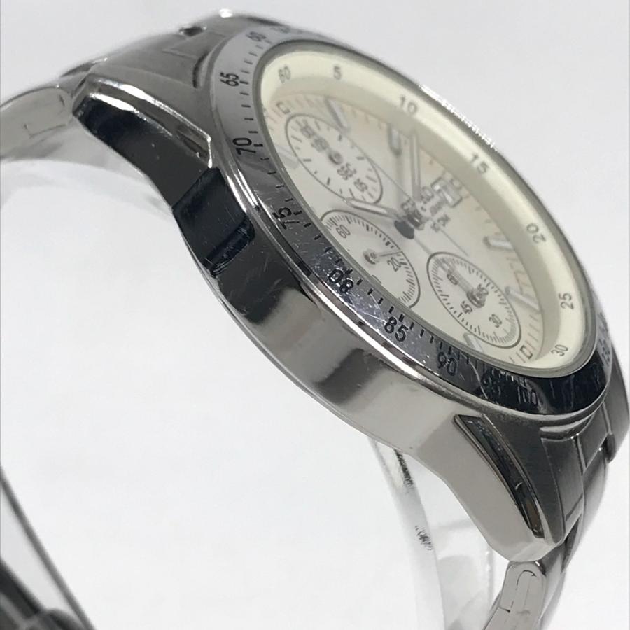 SEIKO セイコー 7T92-0DW0 クロノグラフ クォーツ スピリット 腕時計 ホワイト メンズ【中古】 | SEIKO | 05