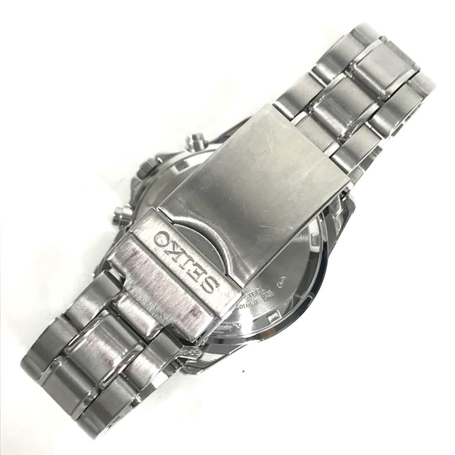 SEIKO セイコー 7T92-0DW0 クロノグラフ クォーツ スピリット 腕時計 ホワイト メンズ【中古】 | SEIKO | 06