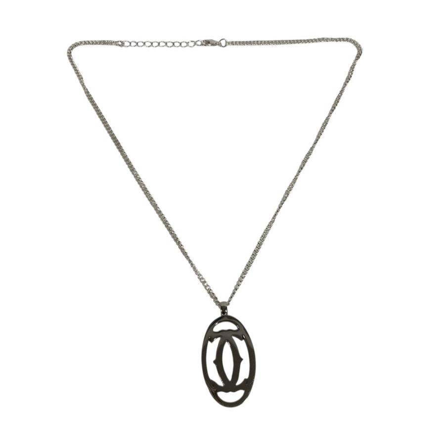 CARTIER カルティエ T1220148  2Cデコール チャーム ネックレス チョーカー チェーン アクセサリー チャーム ペンダントトップ【中古】 | Cartier | 01