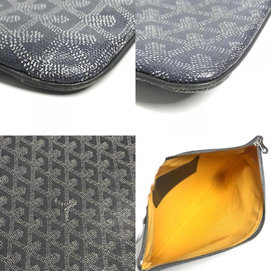 GOYARD ゴヤール セナMM セナ MM ポーチ セカンドバッグ カバン クラッチバッグ グレー ユニセックス【中古】 | GOYARD | 07