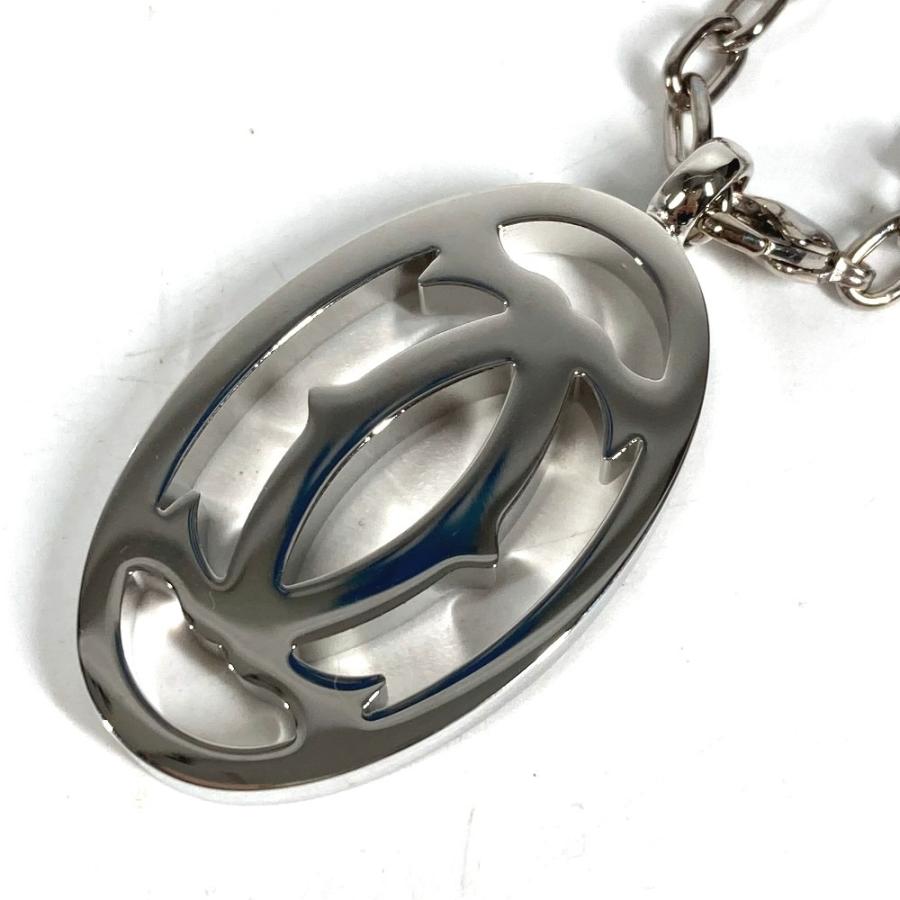 美品 CARTIER カルティエ T1220148  2Cデコール ロゴ ネックレス  チェーンネックレス チャーム キーホルダー ペンダントトップ【中古】 | Cartier | 05