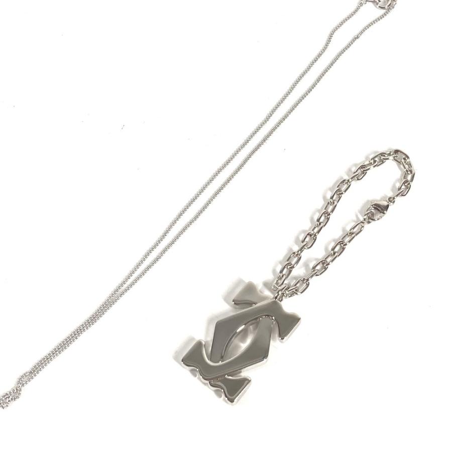 美品 CARTIER カルティエ チャーム ロゴ ネックレス チェーンネックレス アクセサリー チャーム キーホルダー ペンダントトップ【中古】 | Cartier | 05