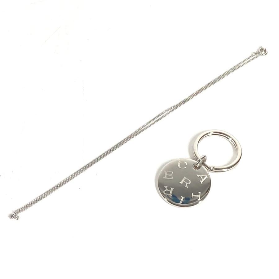 美品 CARTIER カルティエ チャーム 総ロゴ ネックレス チョーカー チェーンネックレス キーホルダー ペンダントトップ【中古】 | Cartier | 01