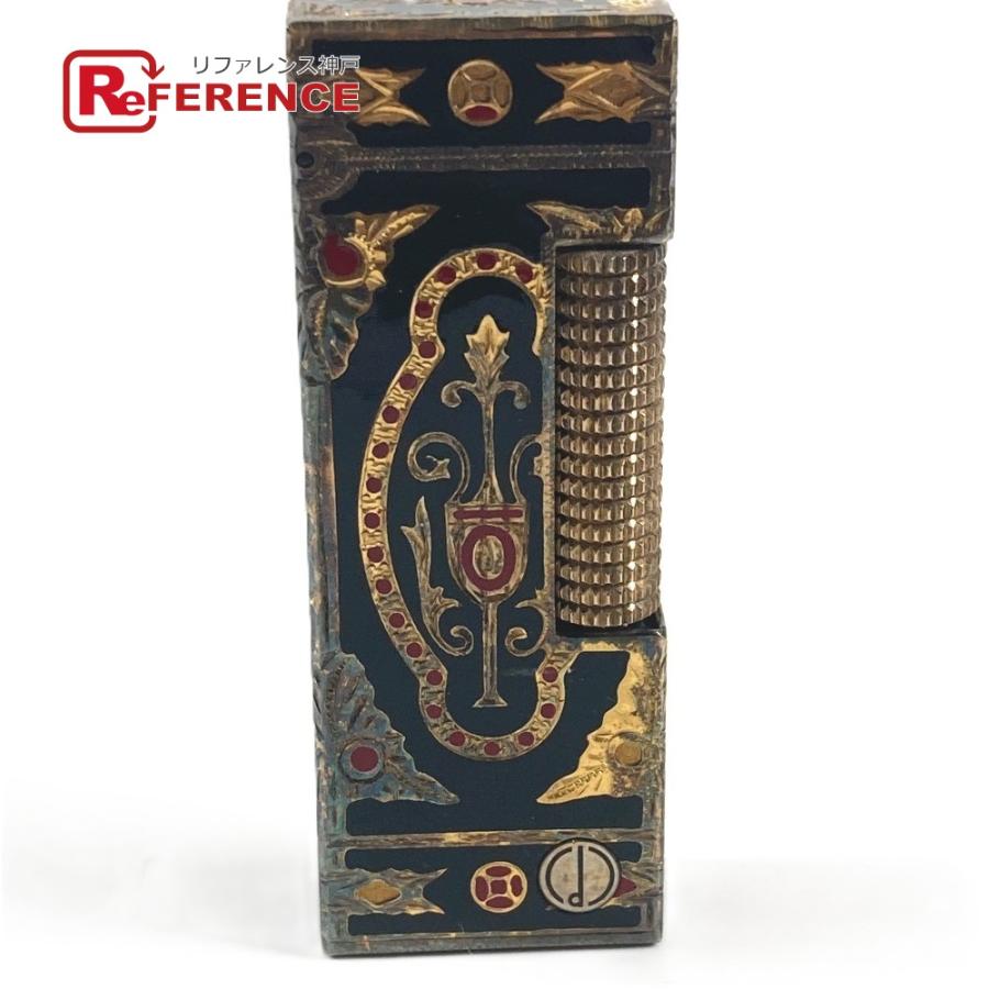 Dunhill ダンヒル 装飾 彫刻 喫煙具 タバコ 煙草 ロイキング RoyKing ライター マルチカラー ユニセックス【中古】 | dunhill