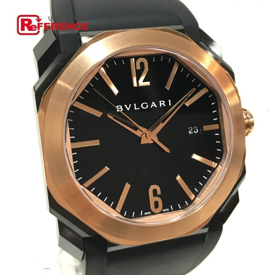 Bvlgari ブルガリ Bgo41bbspgvd オクト ウルトラネロ デイト 腕時計 ピンクゴールド メンズ 新品同様 中古 O 9 リファレンス コレクション 通販 Yahoo ショッピング