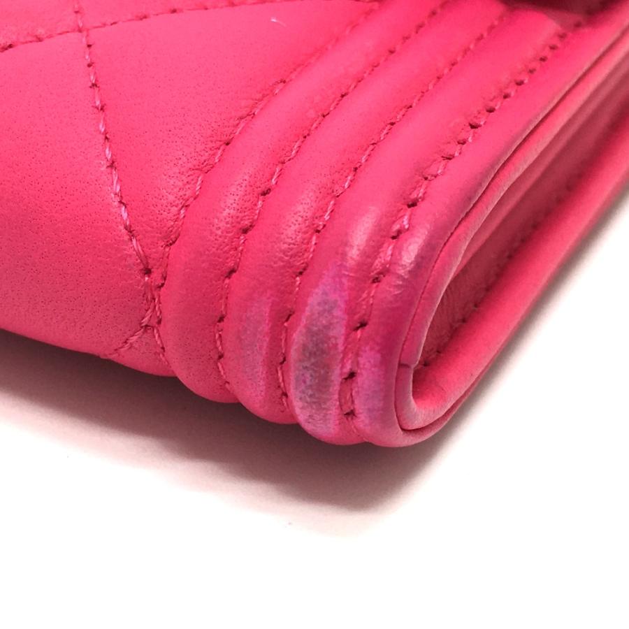 CHANEL シャネル A80286 ボーイシャネル ラウンドファスナー  