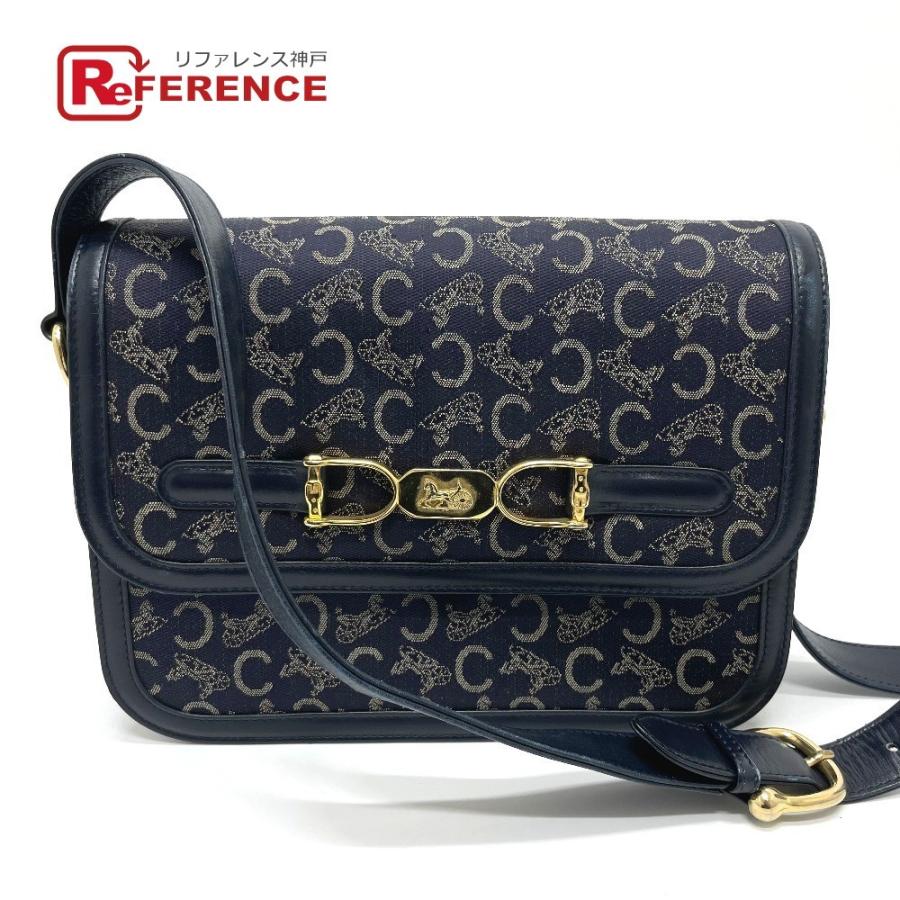 期間限定特価】 CELINE セリーヌ マカダム 馬車金具 ヴィンテージ