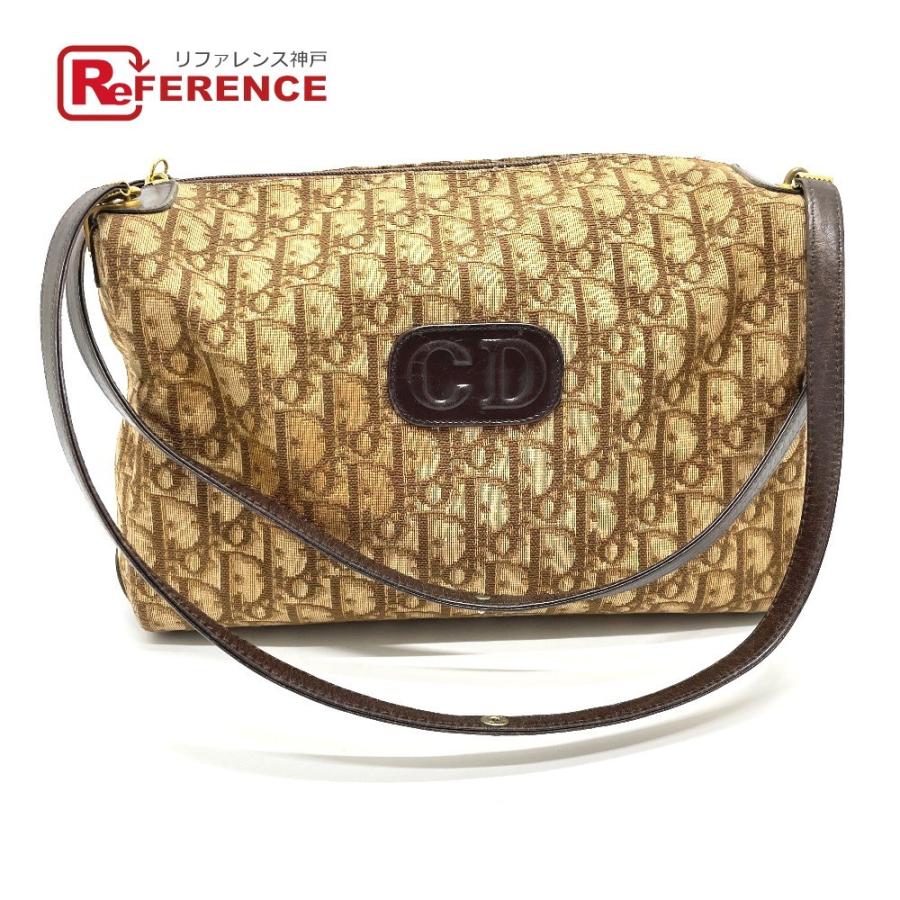 海外販売× Dior ディオール トロッター ヴィンテージ Wショルダー