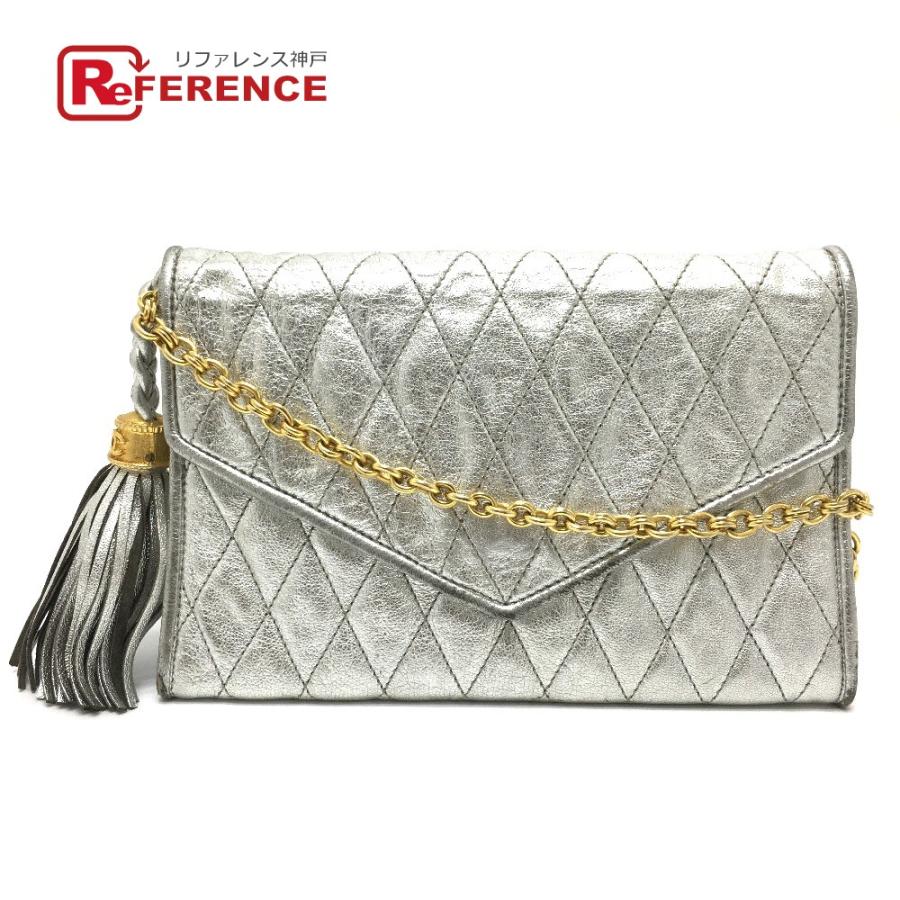 CHANEL シャネル キルティング マトラッセ フリンジ CCココマーク  