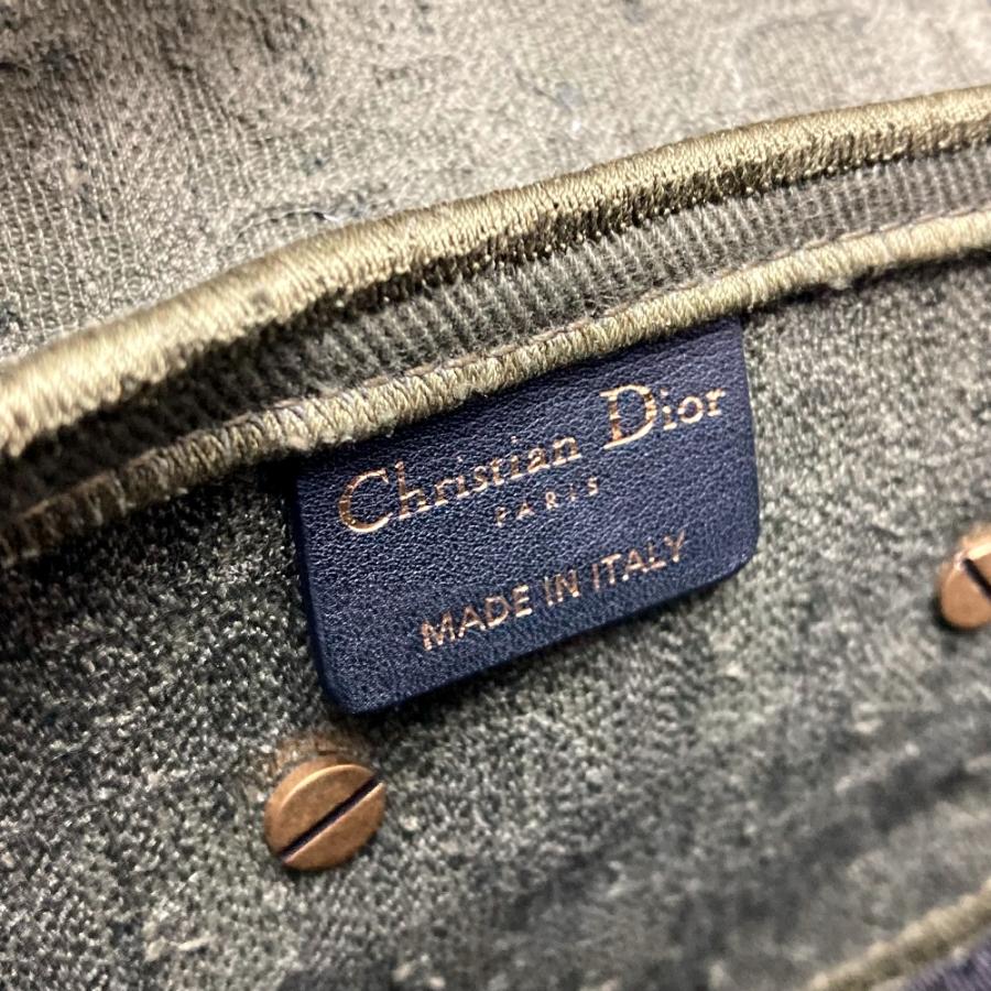 美品 Christian Dior クリスチャンディオール オブリーク SADDLE 