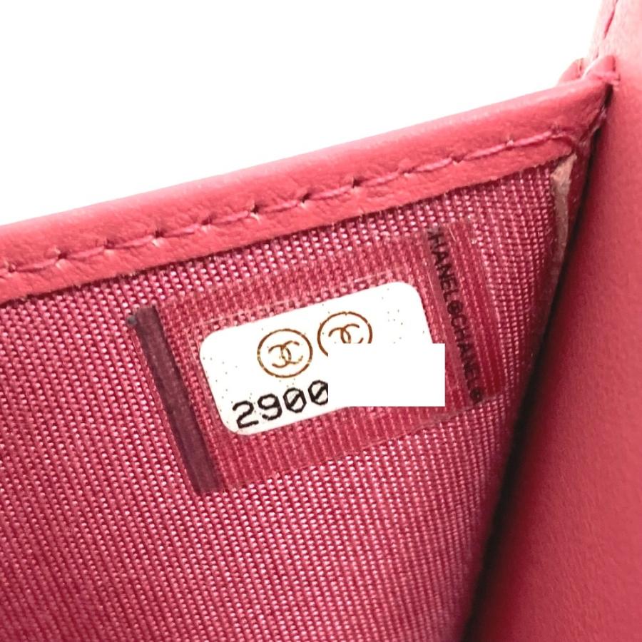 CHANEL 美品 シャネル AP0375 CC フィリグリー マトラッセ 中長財布 3 