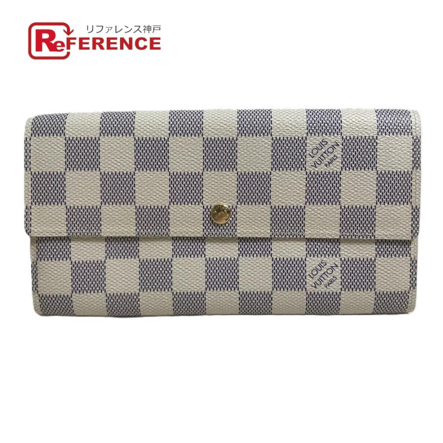 LOUIS VUITTON ルイヴィトン N61735 ダミエアズール ポルトフォイユ サラ ロングウォレット 長財布 ダミエアズールキャンバス【中古】 | LOUIS VUITTON