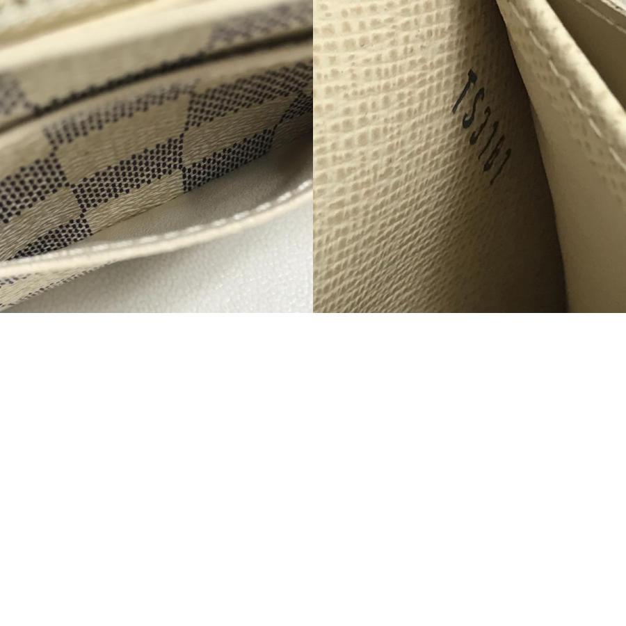 LOUIS VUITTON ルイヴィトン N61735 ダミエアズール ポルトフォイユ サラ ロングウォレット 長財布 ダミエアズールキャンバス【中古】 | LOUIS VUITTON | 09