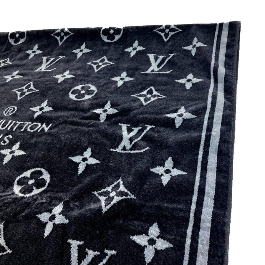 ルイヴィトン大判黒モノグラムエクリプス セルヴィエットバイン ビーチ