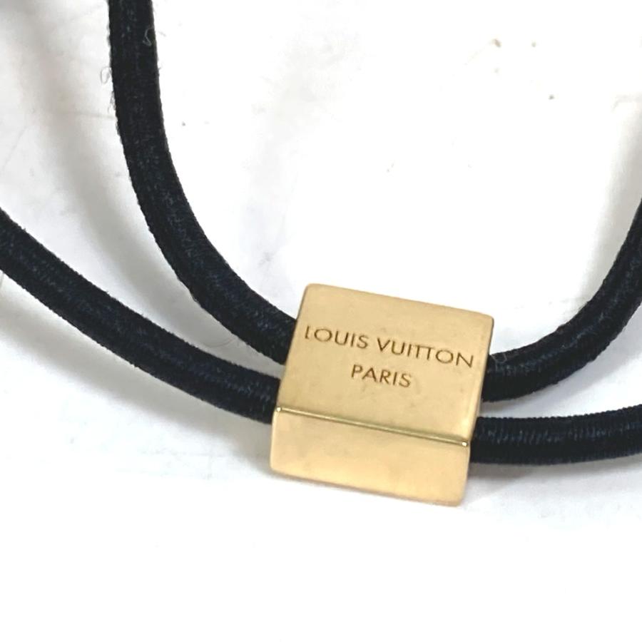 LOUIS VUITTON ルイヴィトン M80266 ナノグラム シュシュ プラネットLV ヘアゴム ゴールド／シルバー レディース【中古】 | LOUIS VUITTON | 02