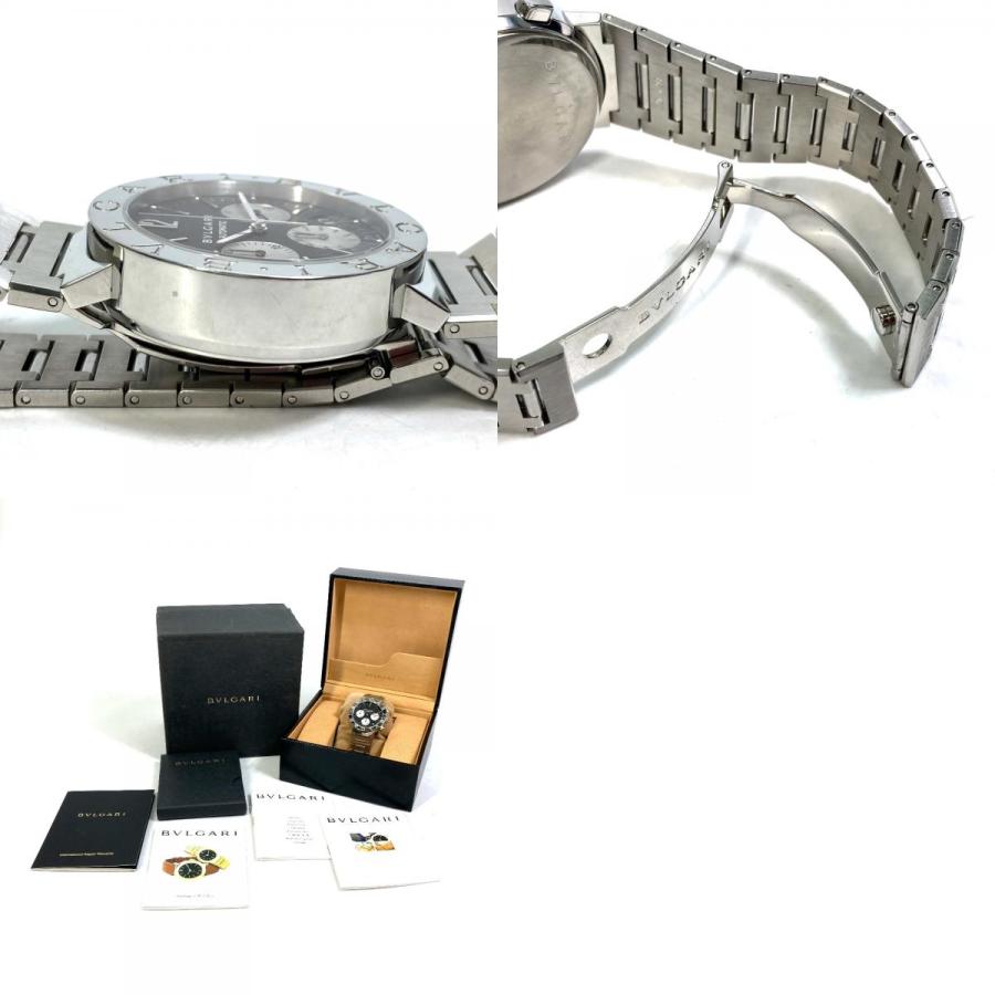 BVLGARI ブルガリ BB38SSCH ブルガリブルガリ クロノグラフ 自動巻き デイト 腕時計 SS シルバー メンズ【中古】 | BVLGARI | 09