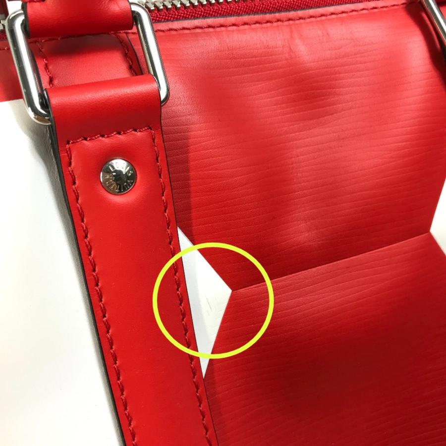 LOUIS VUITTON ルイヴィトン M52121 エピ 2018FIFAワールドカップ サッカー キーポルバンドリエール50 ボストンバッグ レッド (中古)未使用の画像