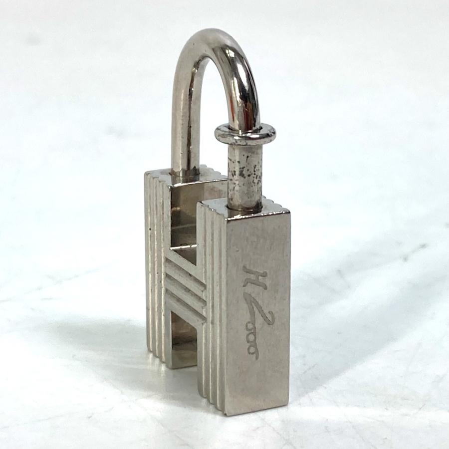 HERMES エルメス Hモチーフ 新世紀の第一歩 2000年限定 H カデナ パドロック ペンダントトップ メタル シルバー レディース【中古】 | HERMES | 03