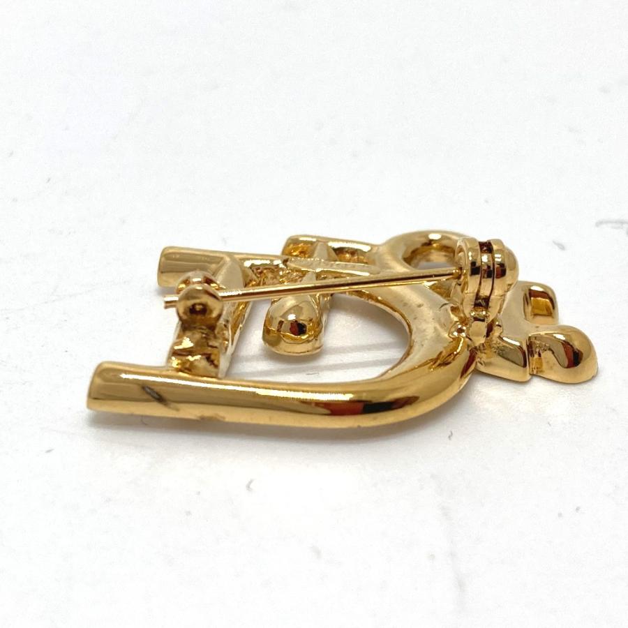 Dior ディオール ロゴ ヴィンテージ ブローチ GP ゴールド レディース【中古】 |  | 03