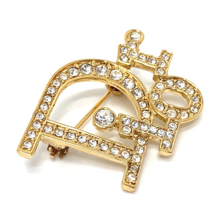 Dior ディオール ロゴ ヴィンテージ ブローチ GP ゴールド レディース【中古】 |  | 05