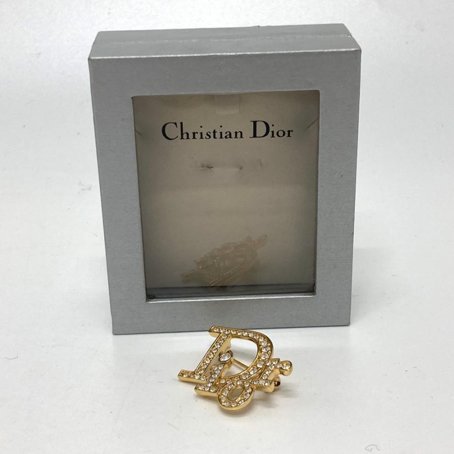 Dior ディオール ロゴ ヴィンテージ ブローチ GP ゴールド レディース【中古】 |  | 06