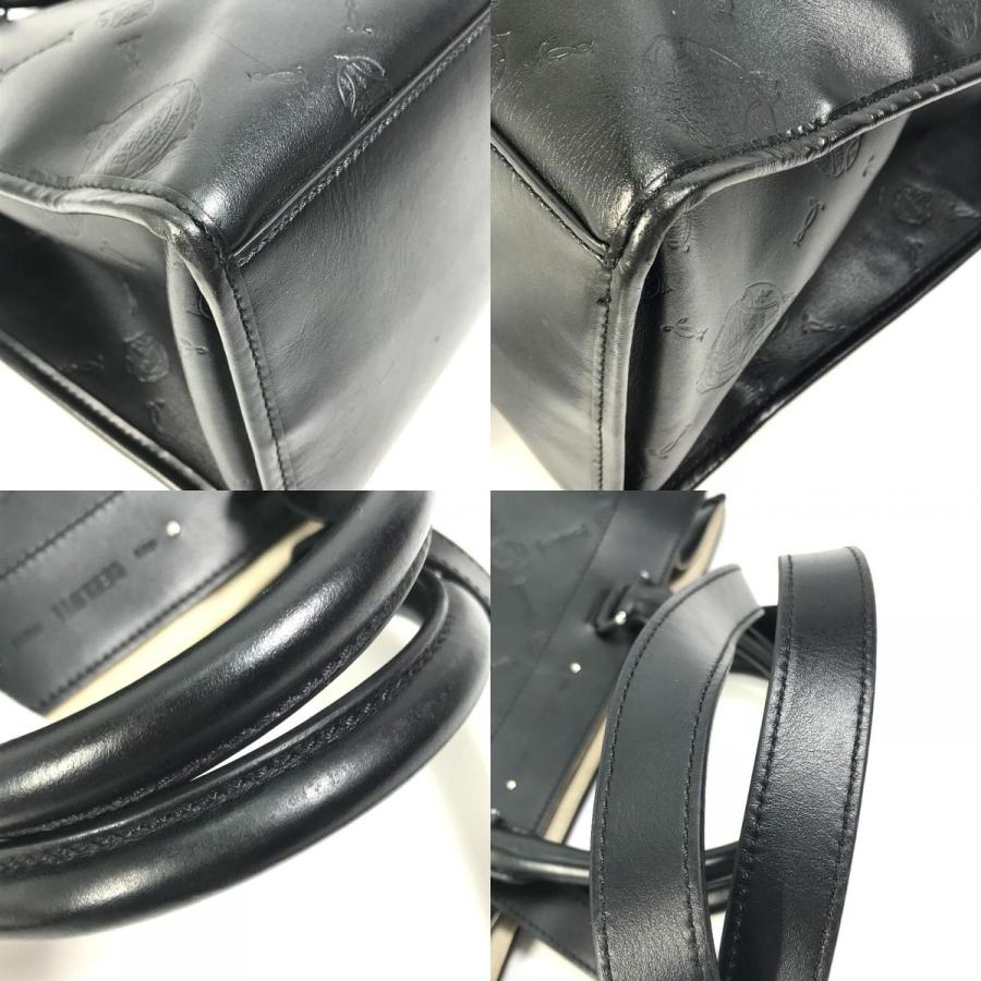 Berluti ベルルッティ ロゴ ウリス スモール 2WAY カバン ビジネスバッグ トートバッグ レザー ブラック メンズ【中古】 |  | 07